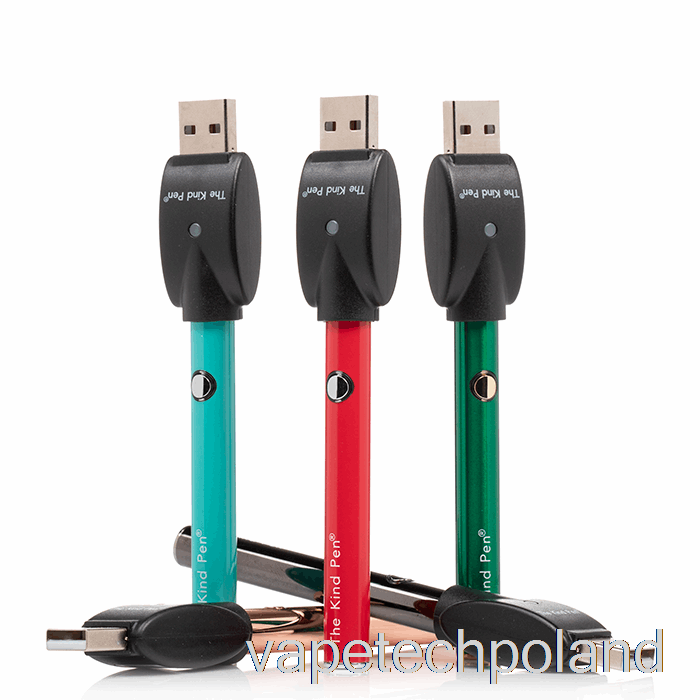Vape Pod Kind Pen Vv 510 Gwint Baterii Biały / Złoty